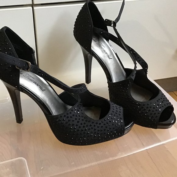 Lulu Townsend black studded heel - Picture 3 of 4